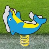 Rugós beülős delfin látvány rajz